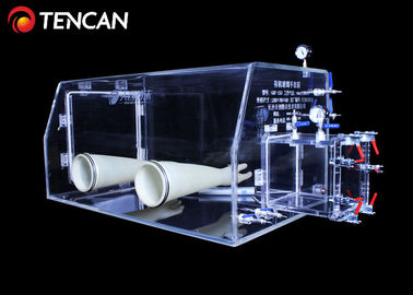 Caixa de luva transparente do laboratório, caixa de luva acrílica da espessura de 10mm/15mm/30mm