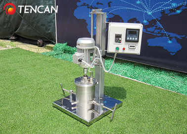 Máquina do moinho de bola da pintura do controle de frequência 0.37KW para o pó Nano da trituração molhada do laboratório