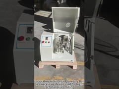 Moinho de bola 0.75KW de Hoeizontal para o tamanho de alimentação dos materiais 1-10mm