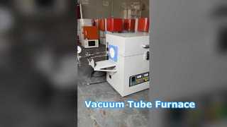 Forno tubular a vácuo com tubo de alumina para processamento em atmosfera de alta temperatura