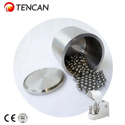 Molino de bolas Jar Molino de bolas Fabricante Carbide de tungstênio Capacidade personalizável de 50 ml Com profundidade interna de 46 mm