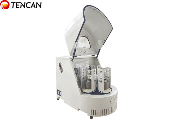 Fabricante de moinho de bolas planetário de laboratório Grinder de aço inoxidável 220V 50Hz 0,75KW Agate Jar 90kg peso