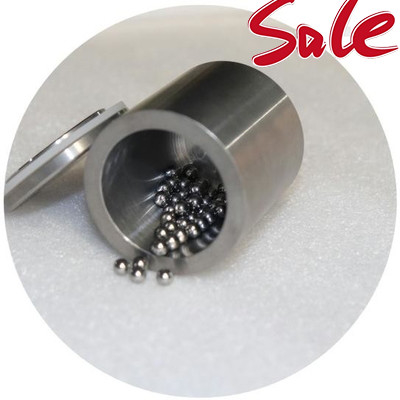 Molino de bolas Jar Molino de bolas Fabricante Carbide de tungstênio Capacidade personalizável de 50 ml Com profundidade interna de 46 mm