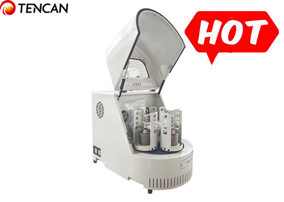 Máquina de moagem de laboratório para venda moinho de bolas planetário triturador aço/nilão/corindão/barris de zircônio
