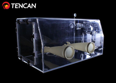remoção de oxigênio transparente da água da caixa de luva 500mm do laboratório do vácuo da bomba de 30mm