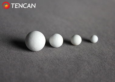 Meios altos do moinho de bola da resistência de desgaste, bola de moedura cerâmica com cor branca