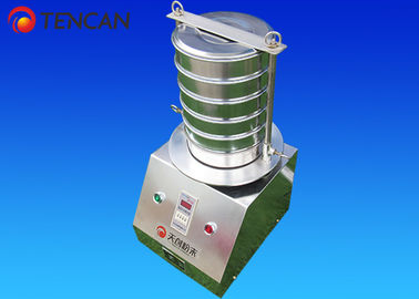 Abanador da peneira do laboratório de Tencan 1400rpm SS, máquina de vibração da peneira do laboratório