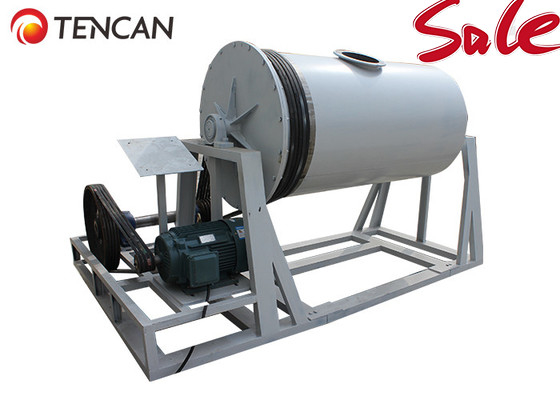 Máquina de trituração de rolos de moinho de bolas de tambor rotativo horizontal 34RPM 1500L com frascos de aço carbono