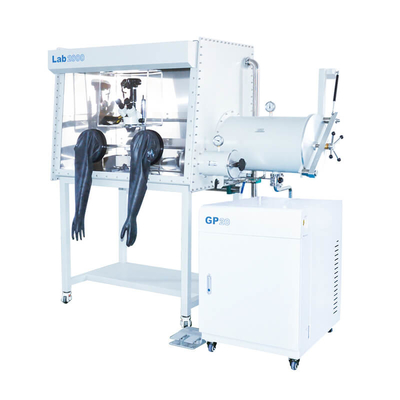 TENCAN Laboratório Caixa de luvas purificadas GBP1000D-4 (1200) Caixa de luvas de trabalho de dois lados Sistemas de purificação de gás para baterias de íons de lítio