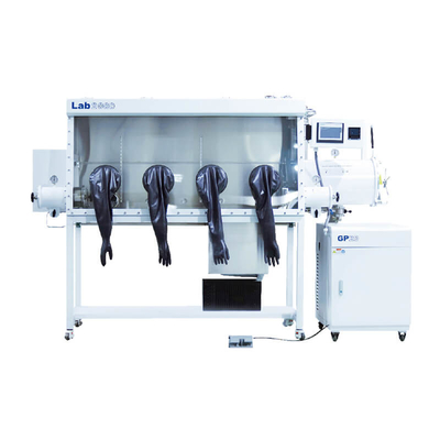 Utilização em laboratório GBP 750S-4 ((1800) Sistema de regeneração de luvas de gás inerte com 4 luvas para um lado