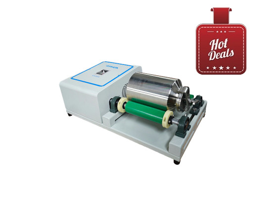 Fabricante de moinho de bolas de laboratório para venda equipamento de laboratório compacto tanque de capacidade 5L moinho de bolas de rolos duplos