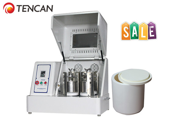 TENCAN 8L Moinho Planetário de Esferas de Grau Alimentar - Sistema de Moagem de Pó de Chá de Alta Eficiência com Jarros de Aço Inoxidável de 4×2000ml, Uso Laboratorial/Industrial