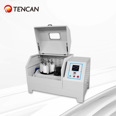 Bateria de lítio Tencan 3D Ball Mill. Movimento omnidirecional para NMC/LFP/Si Anodo, vácuo e refrigeração opcional.