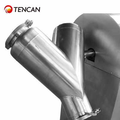 Mistura uniforme sem zonas mortas 5-500L Mixer industrial de pó em forma de V com tensão de 220V ou 380V