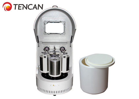 Moinho de Esferas de Laboratório Vertical de 8L Semi Round XQM-8A 220V