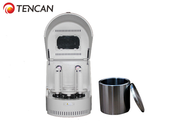 Moinho de Esferas de Laboratório Vertical de 8L Semi Round XQM-8A 220V
