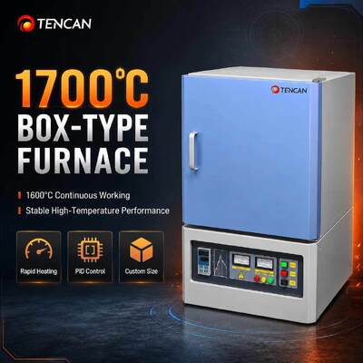 1700°C Forno de sinterização de laboratório Forno de muffle para sinterização cerâmica e processamento térmico
