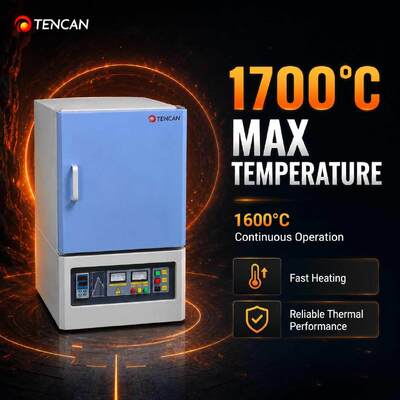 1700°C Forno de sinterização de laboratório Forno de muffle para sinterização cerâmica e processamento térmico