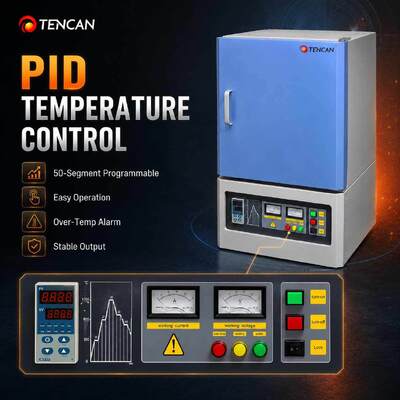 1700°C Forno de sinterização de laboratório Forno de muffle para sinterização cerâmica e processamento térmico