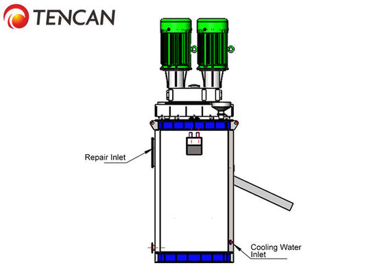 Máquina de moedura ultrafine da ferrite da capacidade de Tencan CCM-6000 90KW 1.5-3.0T/H, moinho de colisão da pilha