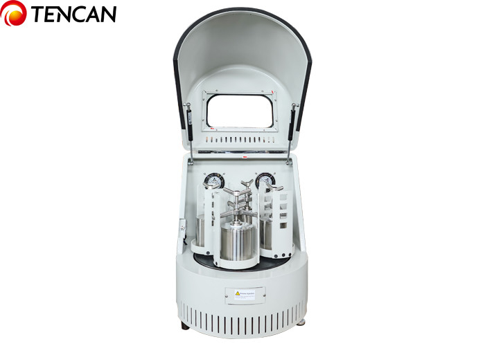 Laboratório fornecedor de moinho de bolas planetário moagem de aço inoxidável 220V 0-670rpm para pedra de quartzo