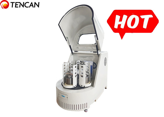 Máquina de moagem de laboratório para venda moinho de bolas planetário triturador aço/nilão/corindão/barris de zircônio