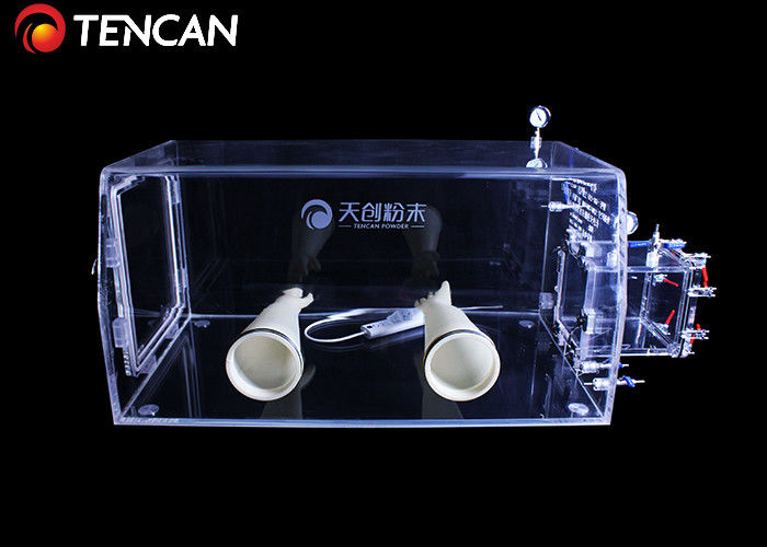 Prova transparente acrílica da poeira da caixa de luva do laboratório do isolamento sem limpar