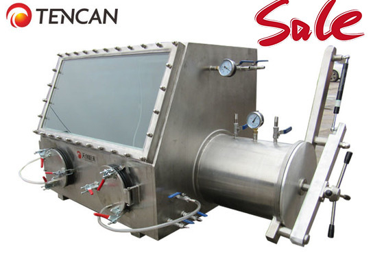 Laboratório caixa de luvas de vácuo caixa de luvas de aço inoxidável Química SS 0MPa 600mm câmara