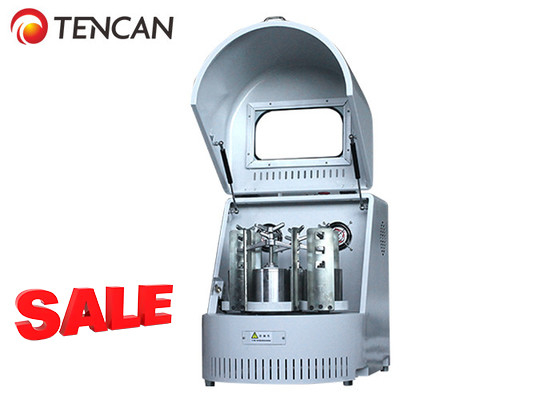 0.25kW Controle de velocidade Controle de frequência TENCAN Moinho planetário de bolas para moagem de pó de alimentos e produtos químicos Capacidade 0,4L