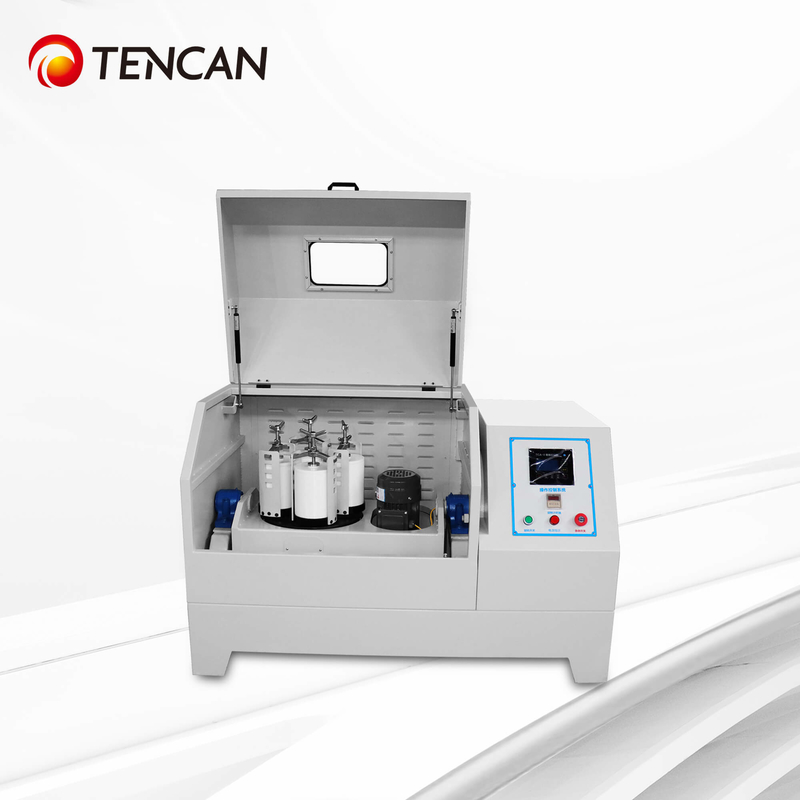 Bateria de lítio Tencan 3D Ball Mill. Movimento omnidirecional para NMC/LFP/Si Anodo, vácuo e refrigeração opcional.