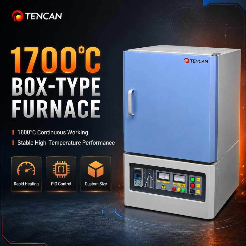 1700°C Forno de sinterização de laboratório Forno de muffle para sinterização cerâmica e processamento térmico