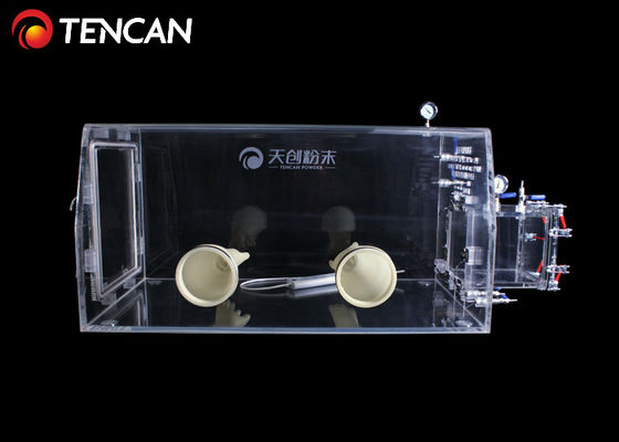 Anti poeira do laboratório acrílico transparente da caixa de luva do isolamento de 10mm nenhum vácuo