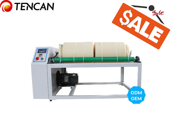 Fabricante de triturador de bolas de laboratório de rolos de barril 1130*800*690mm com cobertura de poeira / serviços de personalização de engrenagens manuais