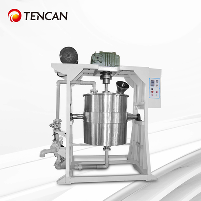 JM-100 Refinador de Chocolate 100L para serviço pesado, moinho de bolas com controle de temperatura, velocidade de rotação 60-110 rpm, com certificação CE